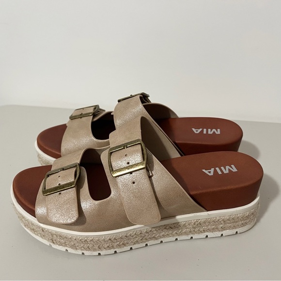 MIA Slide Espadrille Platform Sandal Size 7.5 - Picture 4 of 8